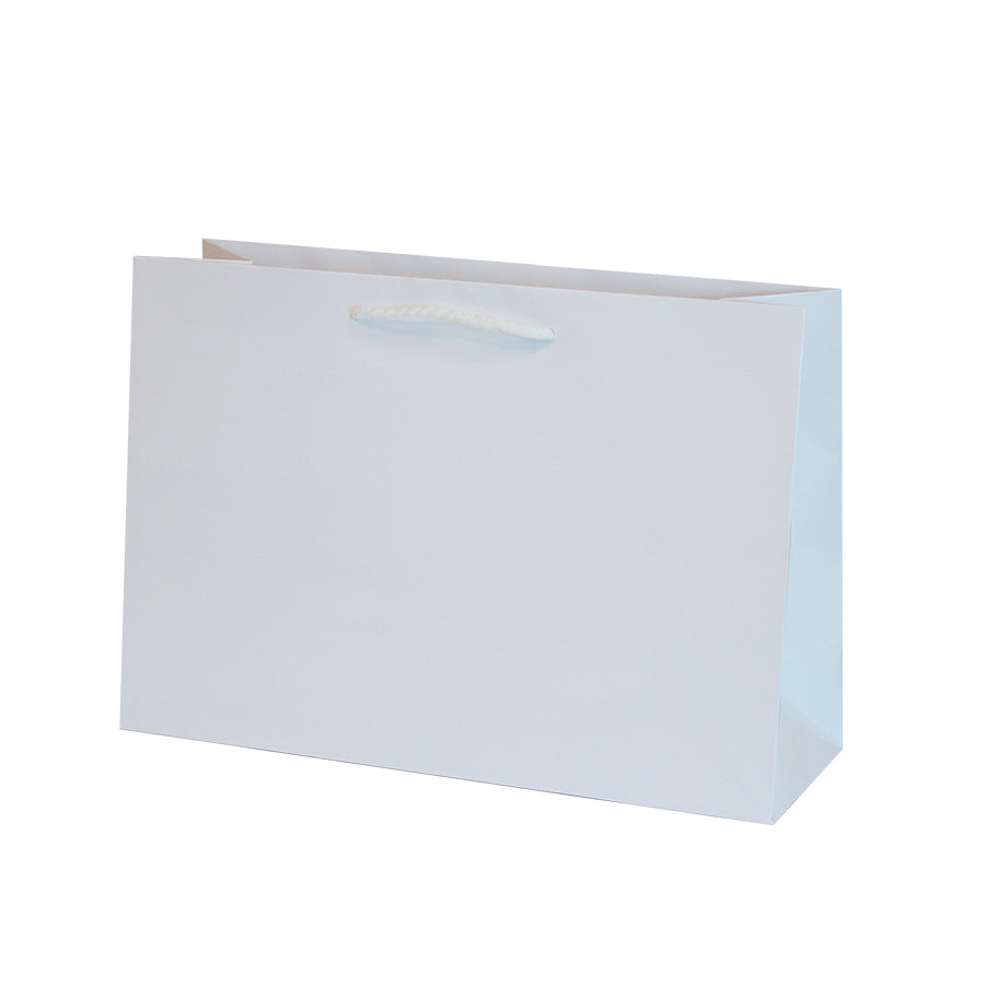 Sacos de Papel Couché 200g - Plastificado Brilho - Branco