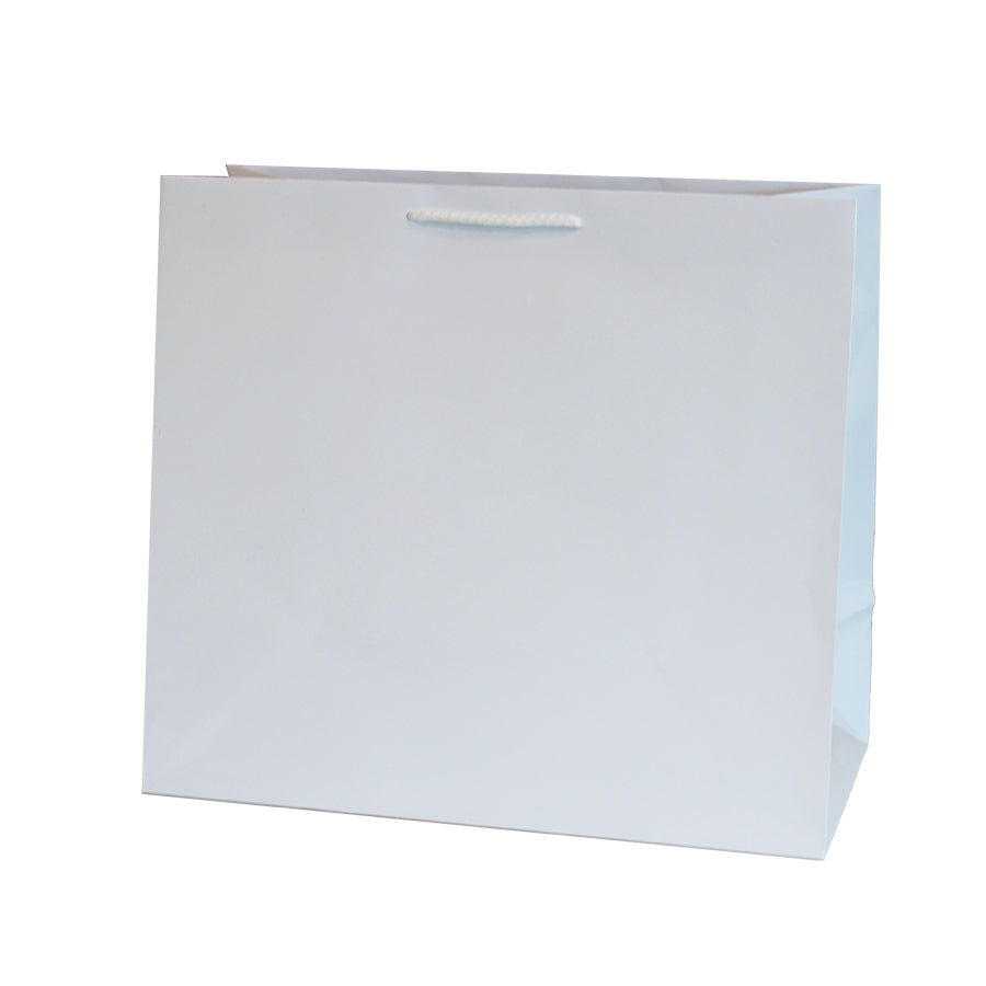Sacos de Papel Couché 200g - Plastificado Brilho - Branco