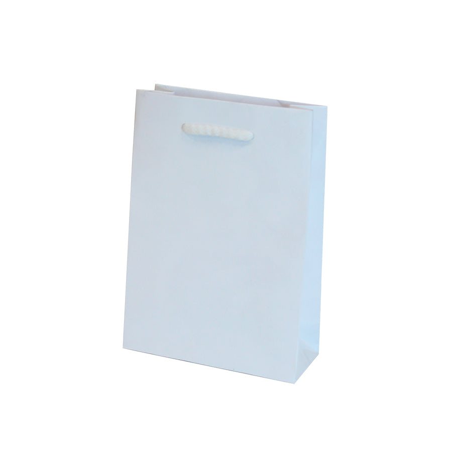 Sacos de Papel Couché 200g - Plastificado Brilho - Branco