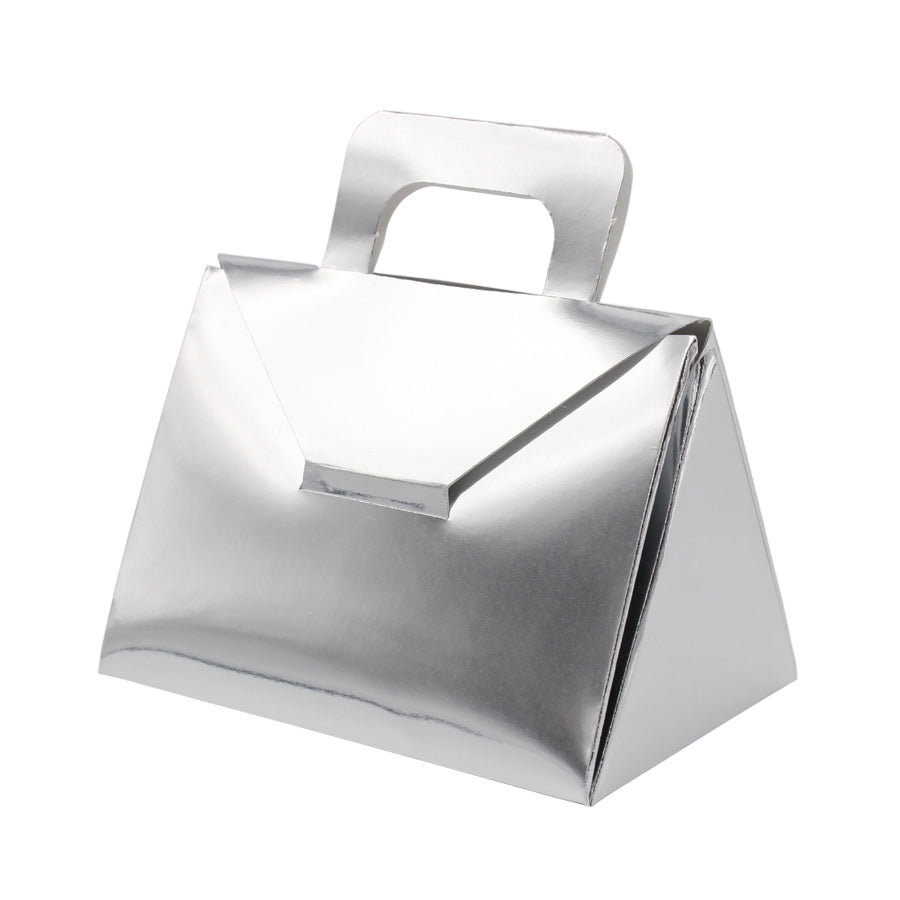 Cajas sobre de cartulina de 250 g – Plastificado brillo – Plata