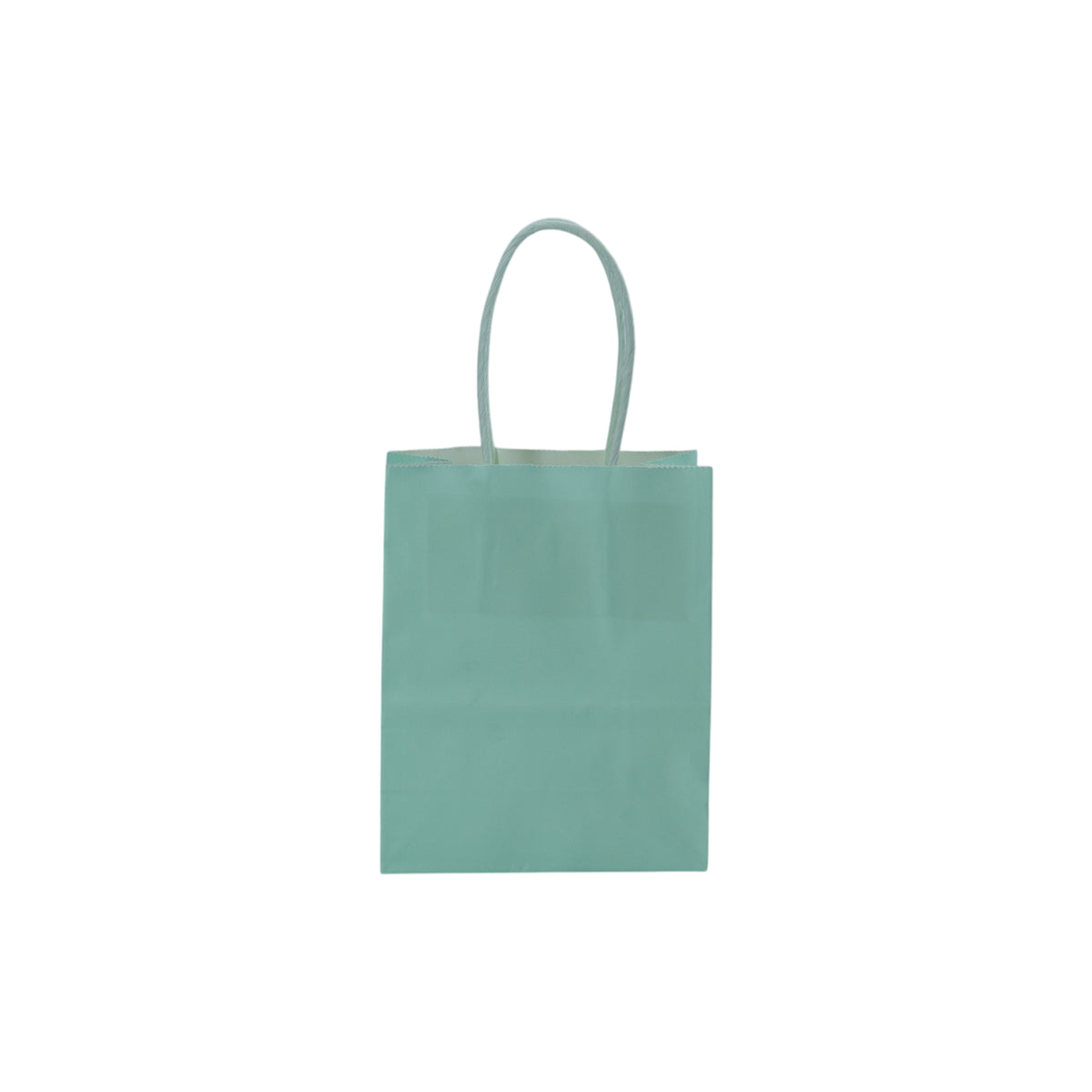 Sacos Asa Torcida Kraft Branco 90g - Azul Pastel