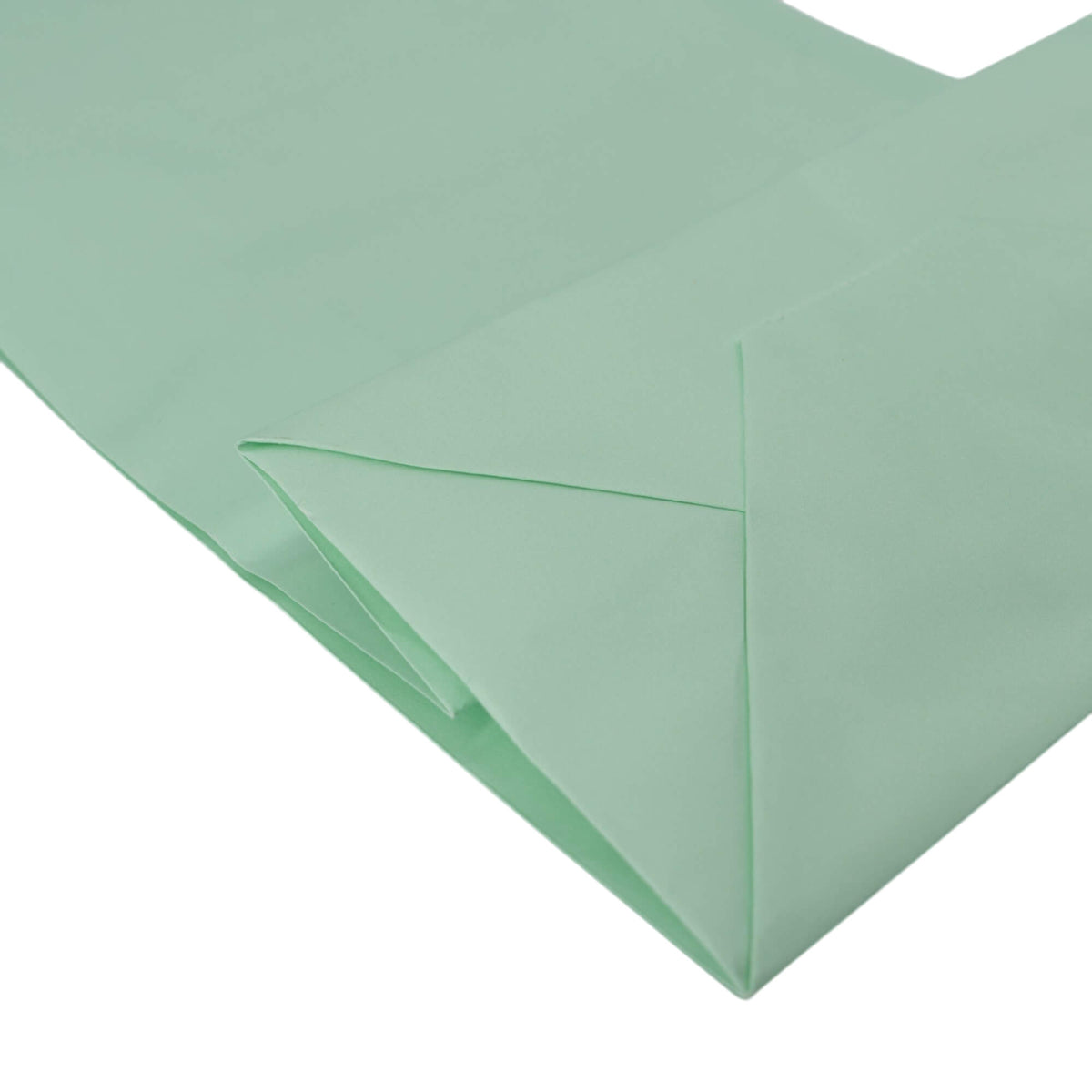 Sacos Asa Torcida Kraft Branco 90g - Verde Pastel