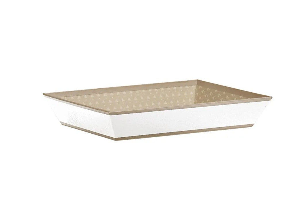 Rectangular Hamper Basket without Handle - White - "Sombra"