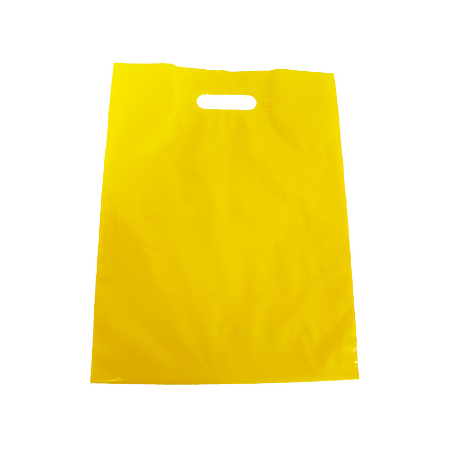 Bolsas de Plástico Corte Riñón Baja Densidad (BD) - Amarillo