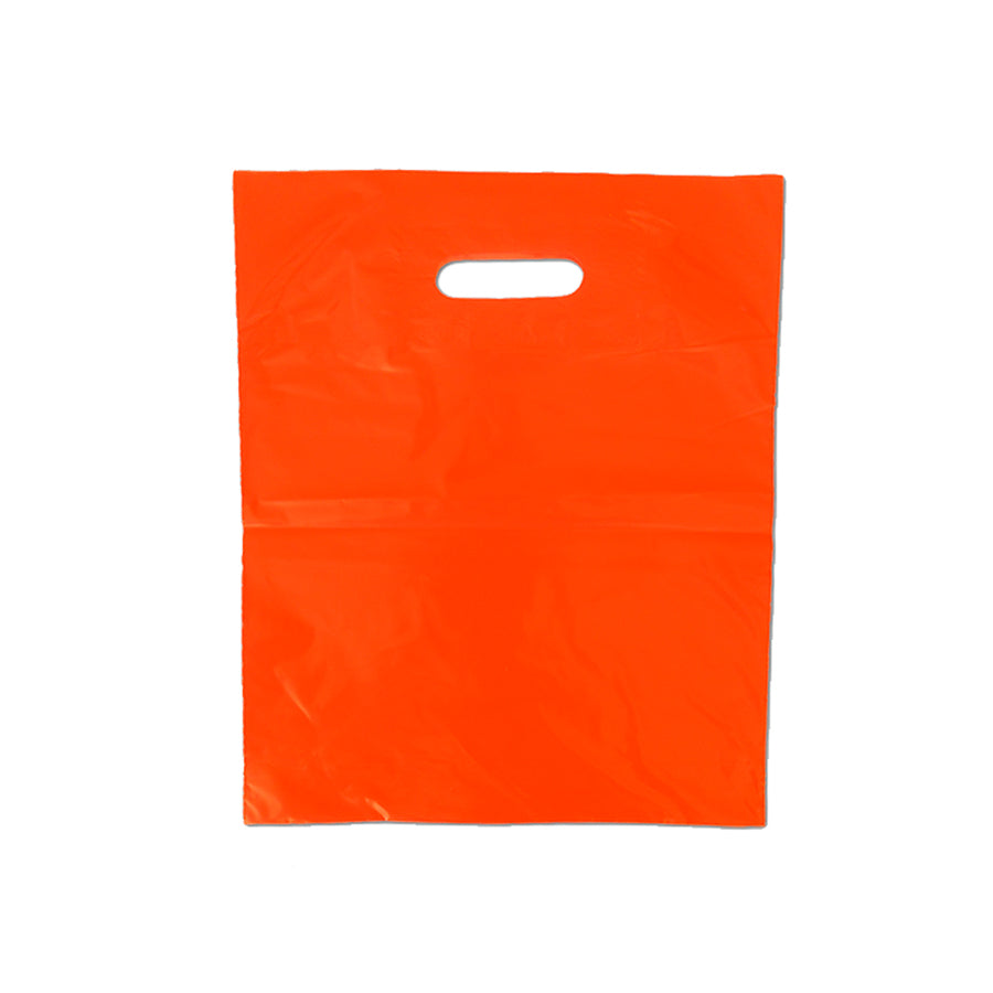 Low-Density (LD) Orange Bean Cut Plastic Bags