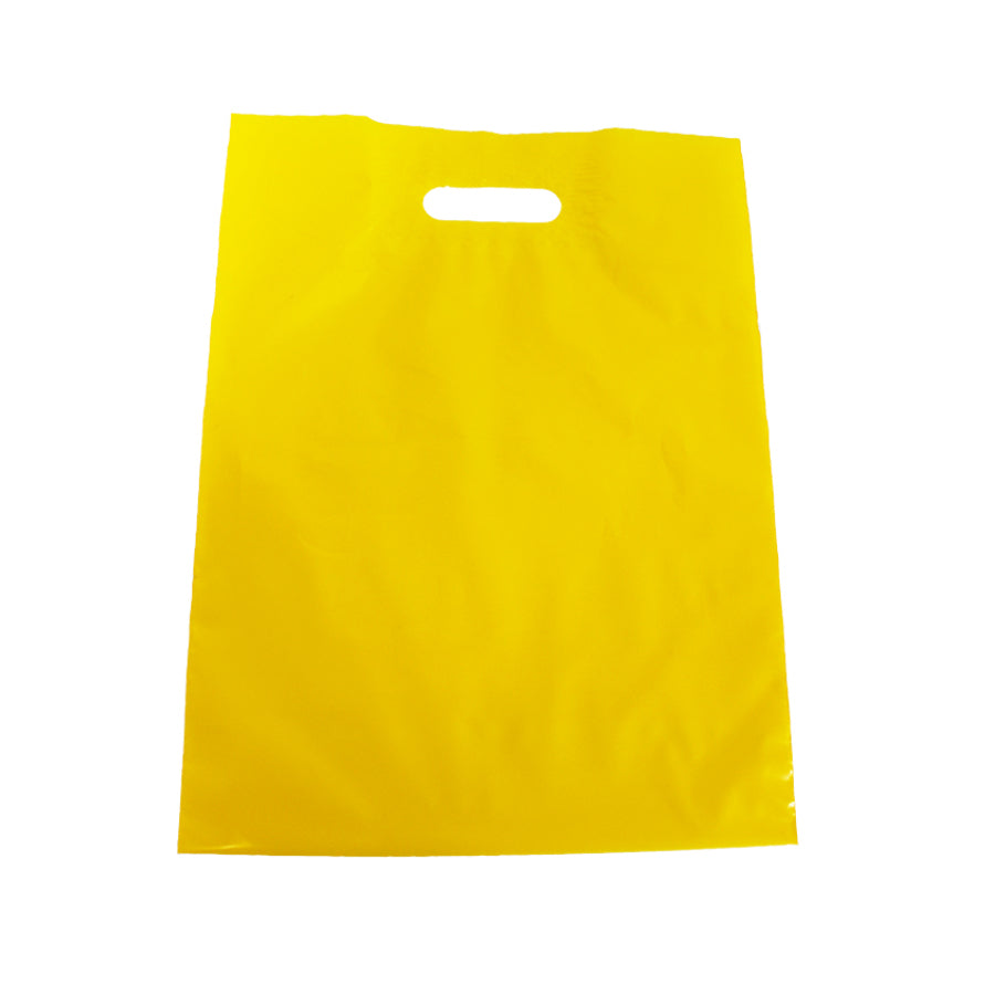 Bolsas de Plástico Corte Riñón Baja Densidad (BD) - Amarillo