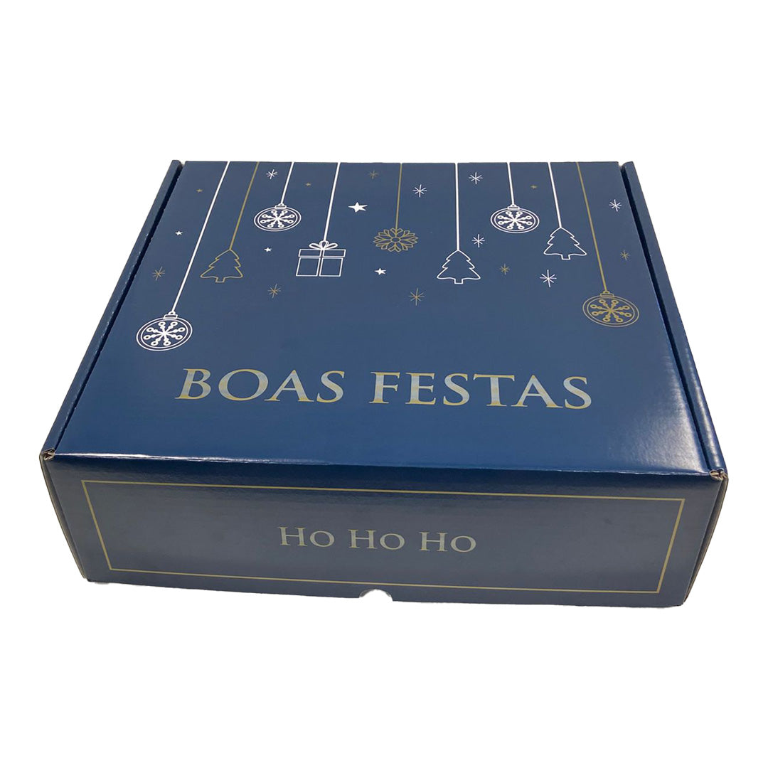Cestas de Navidad Incassare - Azul Oscuro - "Encanto Azul"