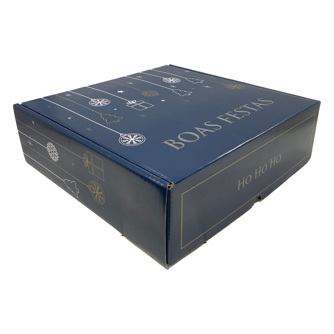 Cestas de Navidad Incassare - Azul Oscuro - "Encanto Azul"