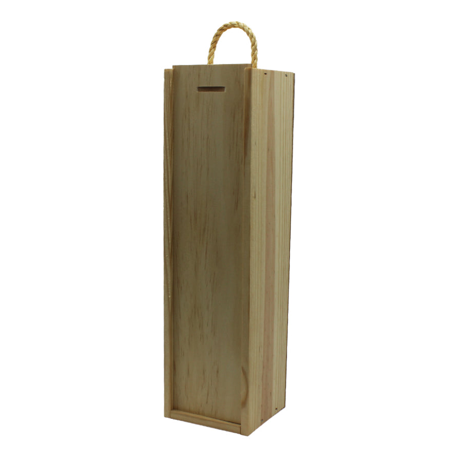 Lidded Wooden Bottle Box