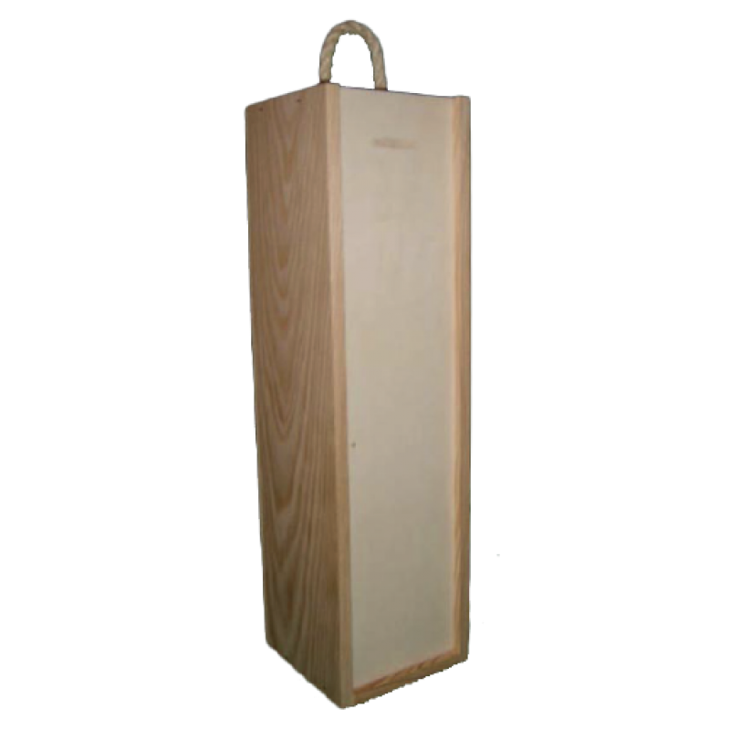 Lidded Wooden Bottle Box