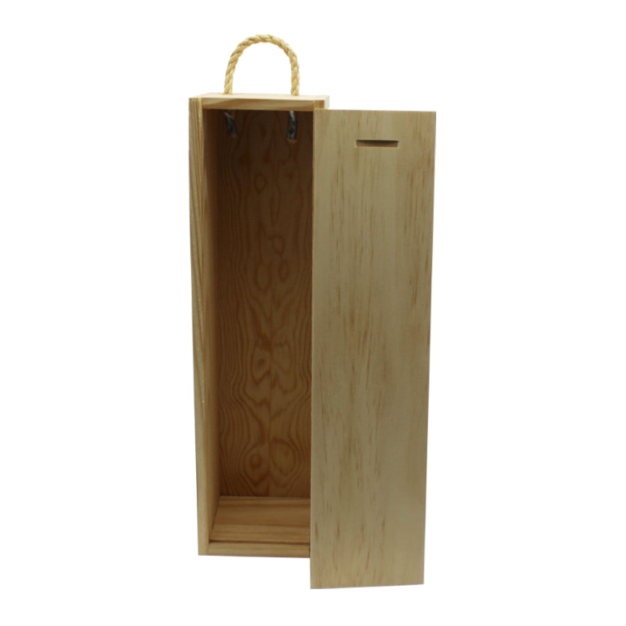 Lidded Wooden Bottle Box