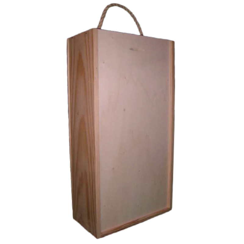 Lidded Wooden Bottle Box
