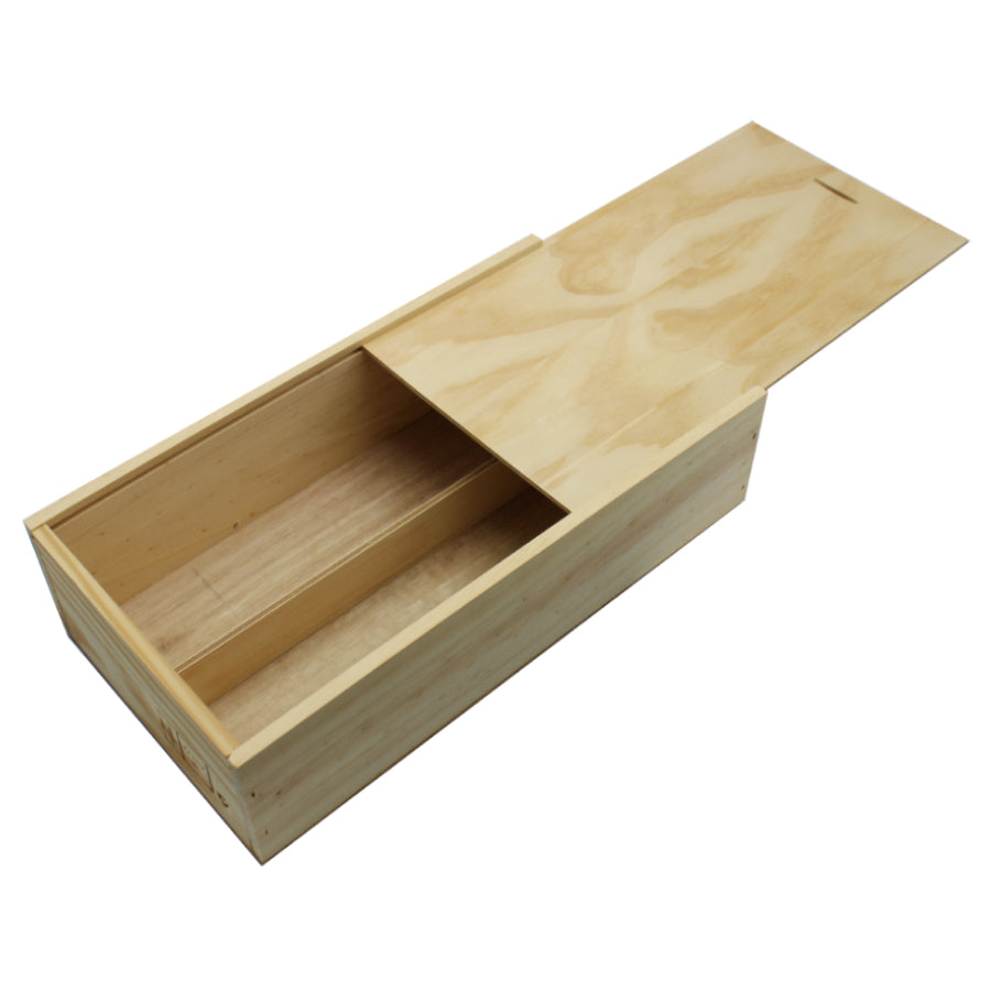 Lidded Wooden Bottle Box