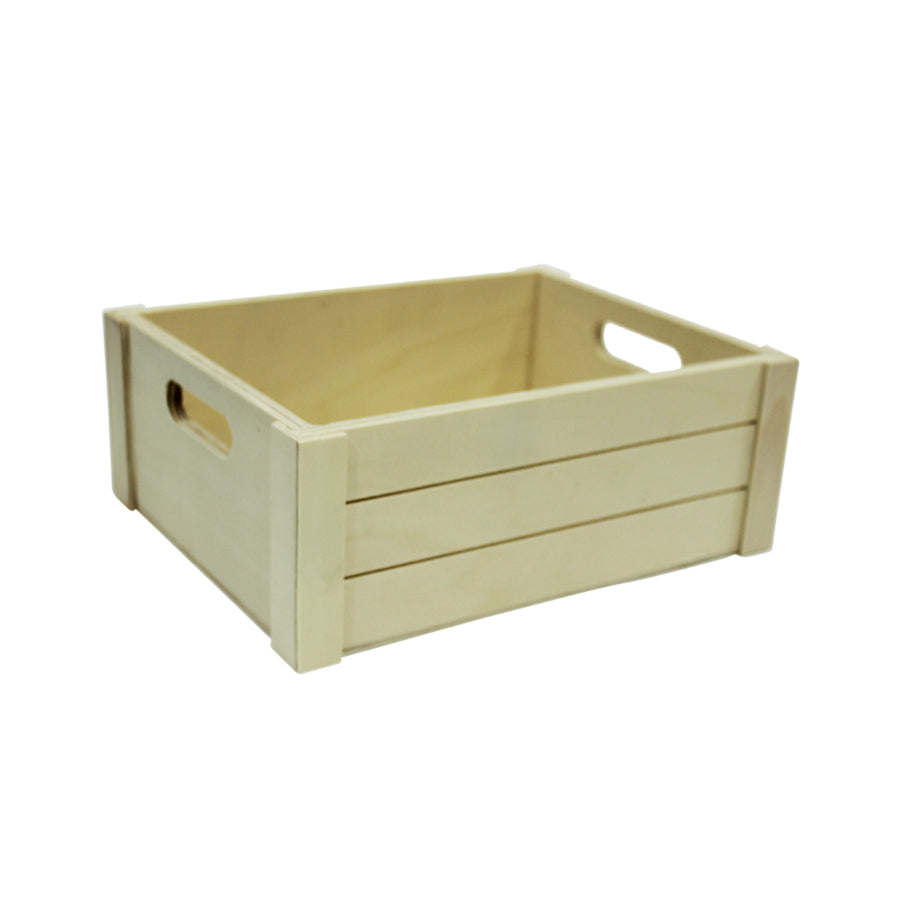 Wooden Tray Box with Handle