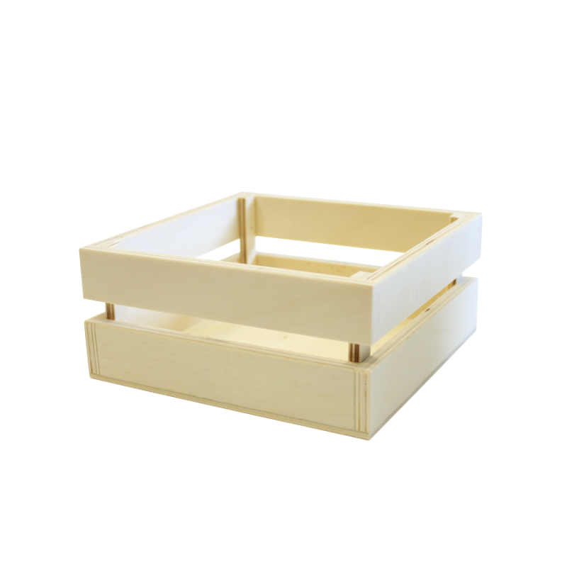 Caja con lamas Chopo - Madera