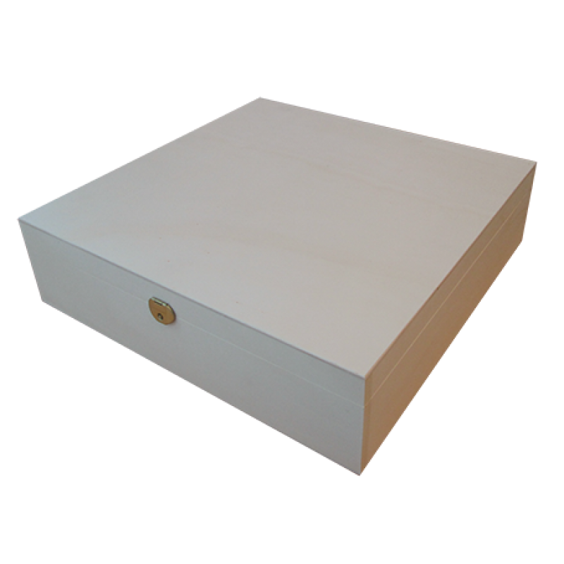 Plain Box with Clasp - Wood