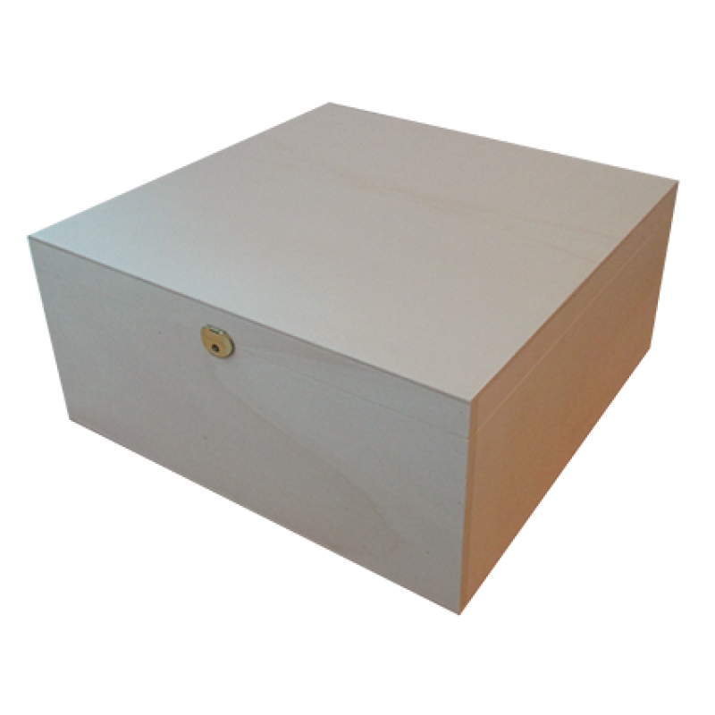 Plain Box with Clasp - Wood