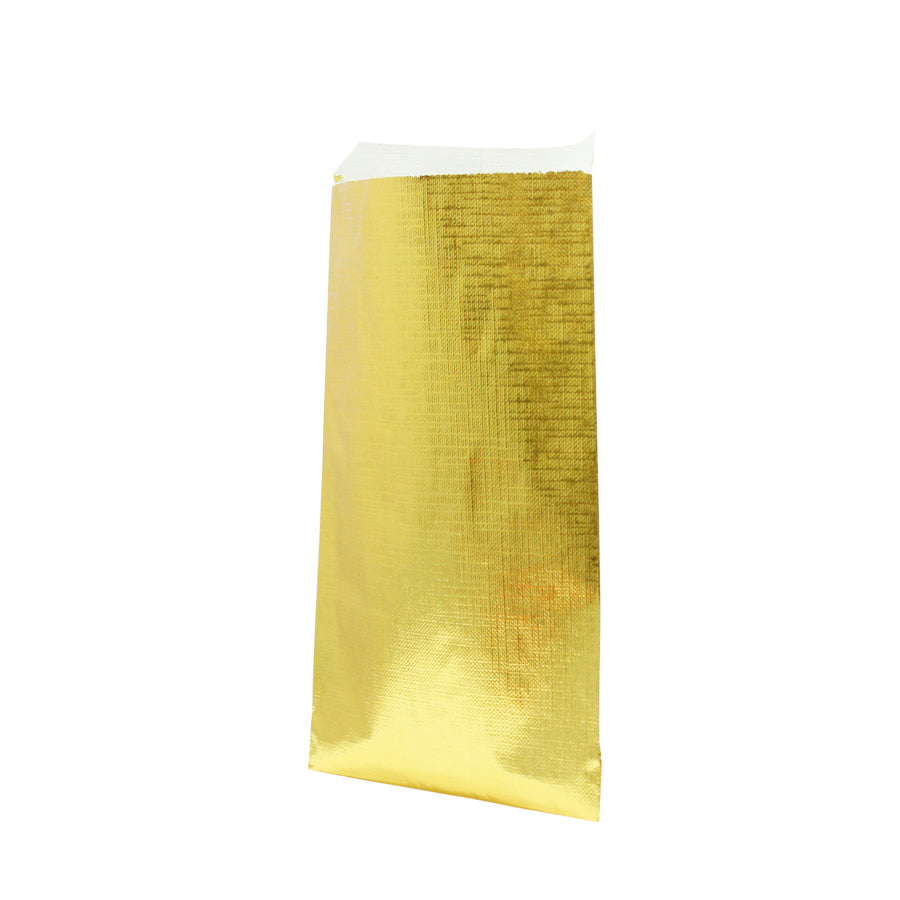 Sobres de papel kraft gofrado - Oro metalizado
