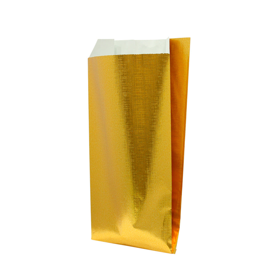 Sobres de papel kraft gofrado - Oro metalizado