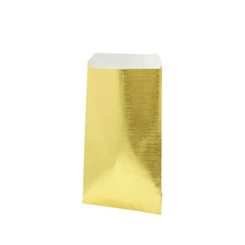 Sobres de papel kraft gofrado - Oro metalizado