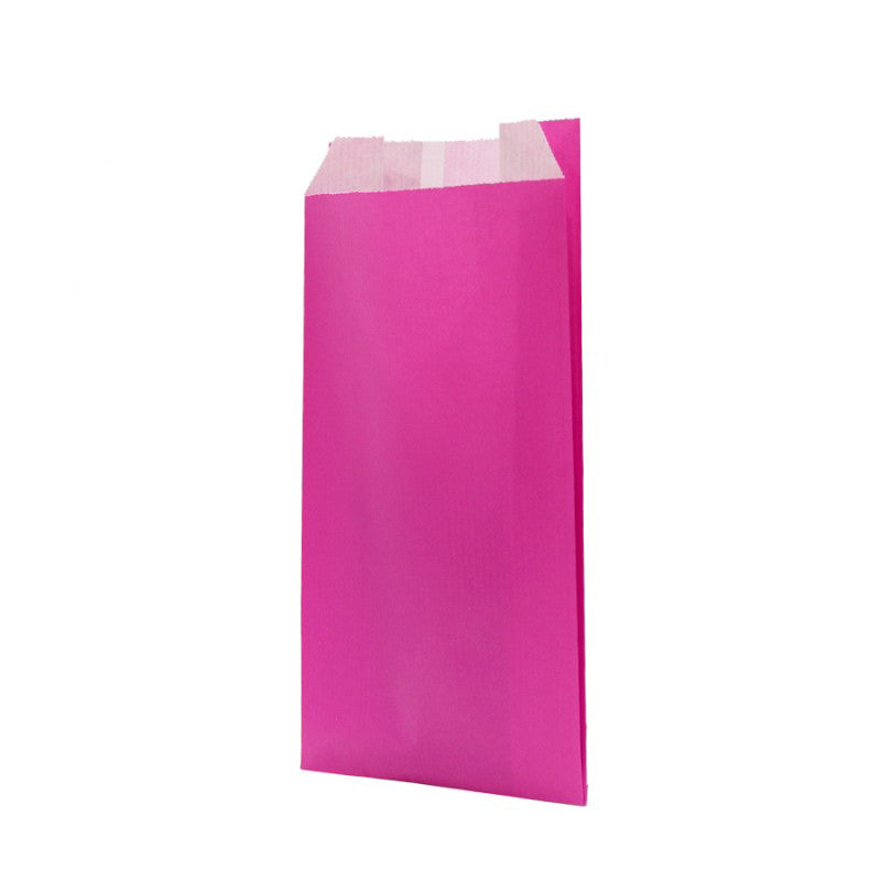White Kraft Paper Envelopes - Fuchsia