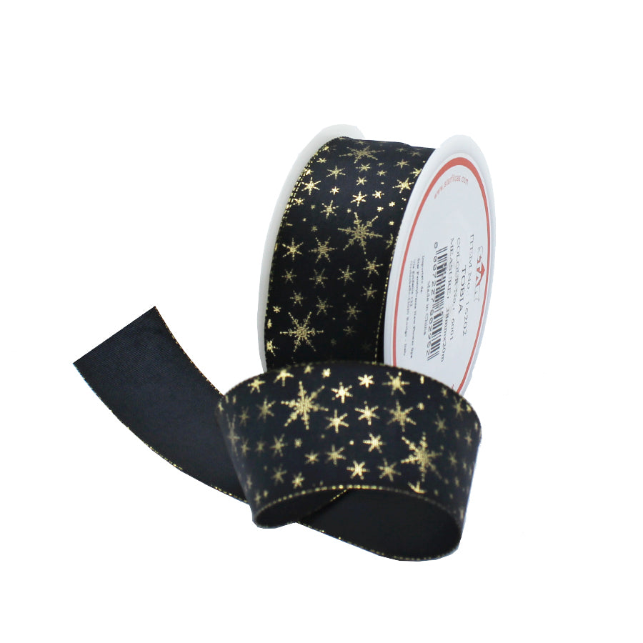 Tobia Ribbon - Black - "Stars"