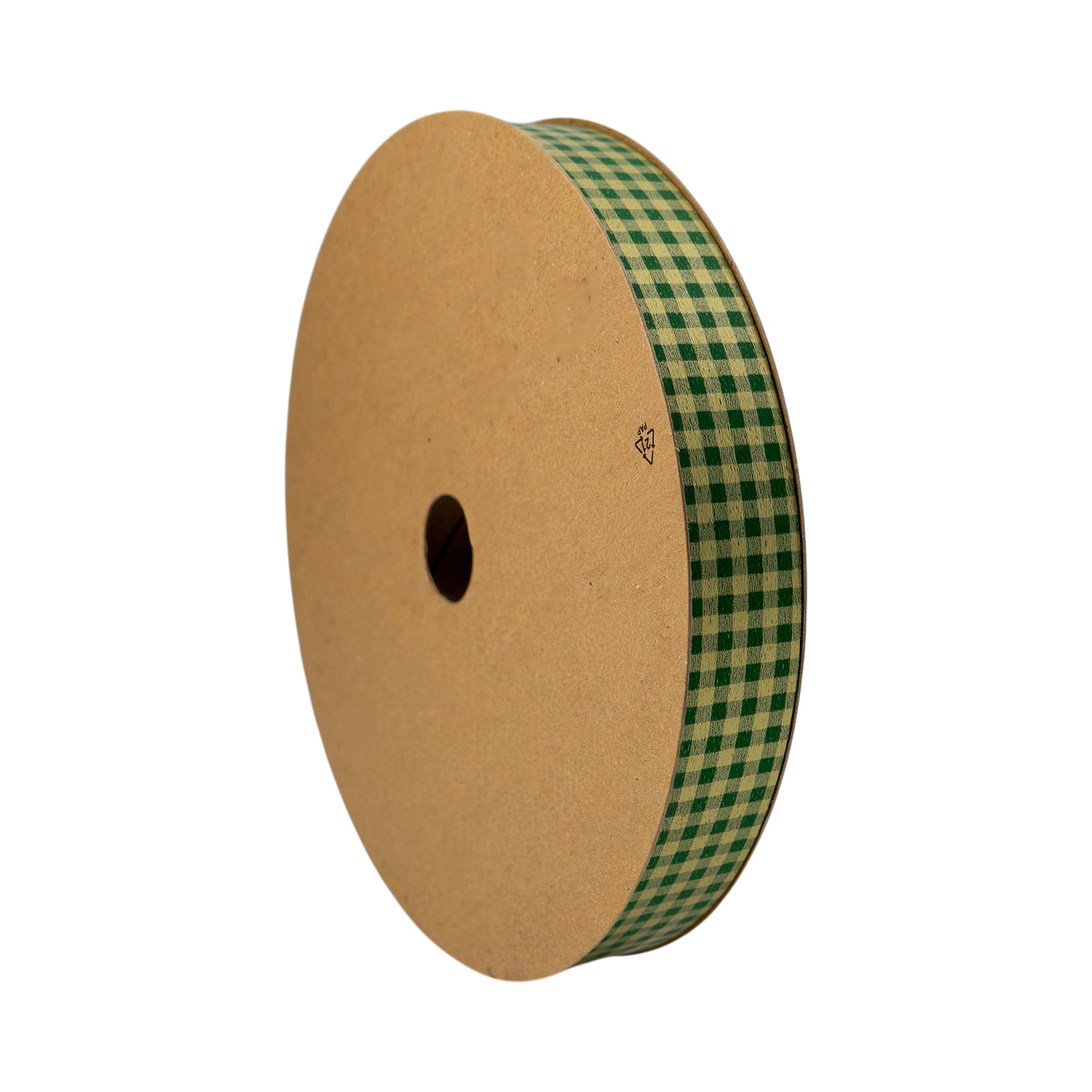 Fita Vichy - Ouro e Verde - "Quadrados"