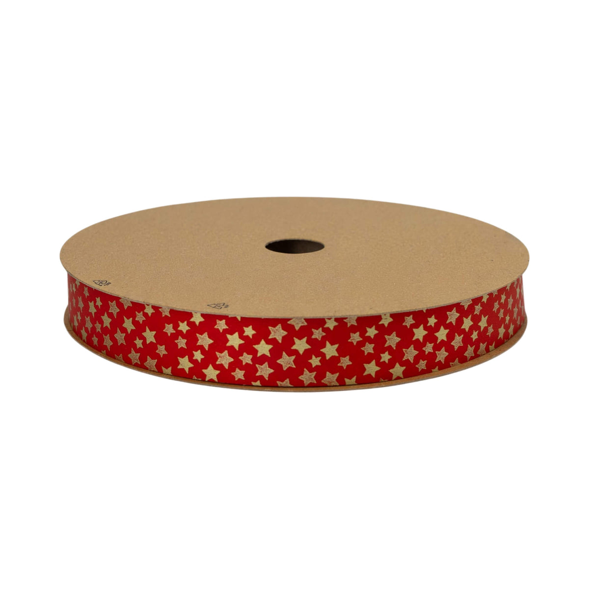 Cinta Pintada - Rojo y Oro - "Estrellas"