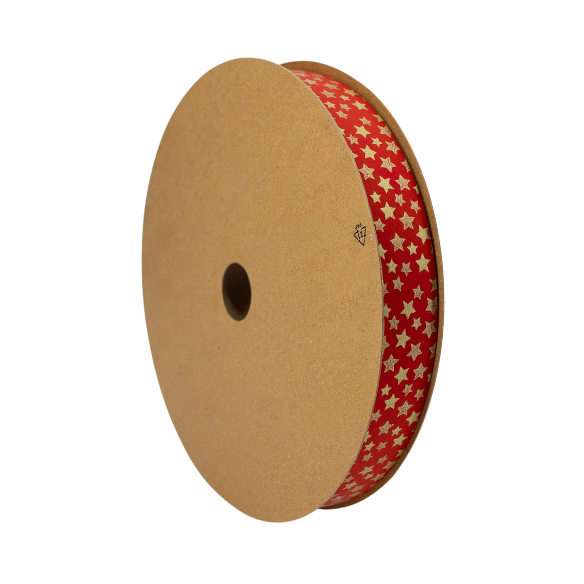 Cinta Pintada - Rojo y Oro - "Estrellas"