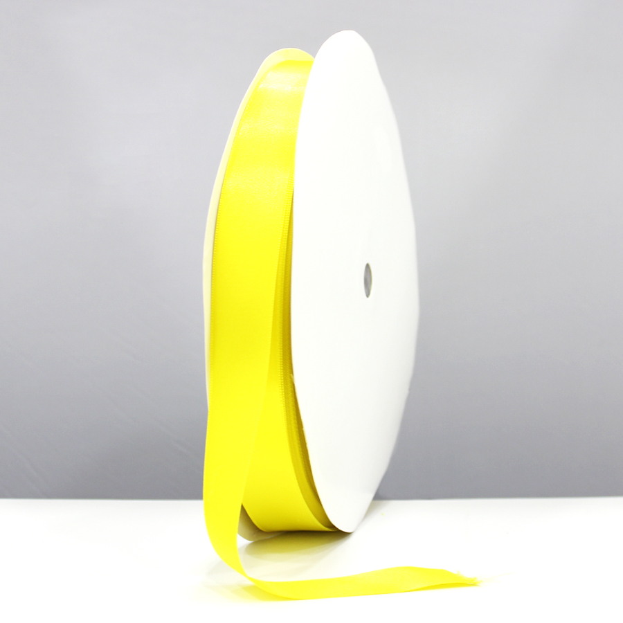 Cinta de satén - Amarillo fluorescente