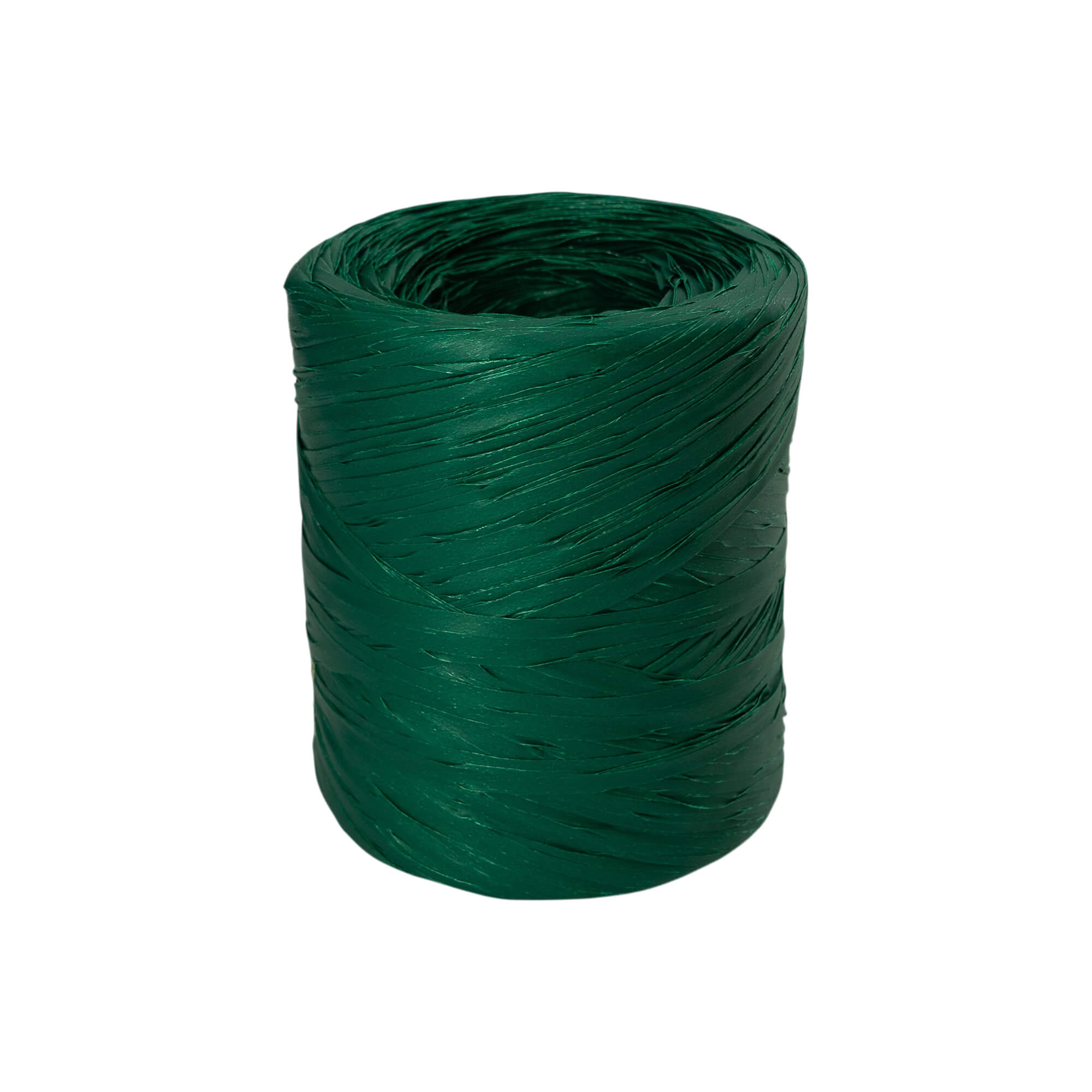 Star Raffia Ribbon - Dark Green