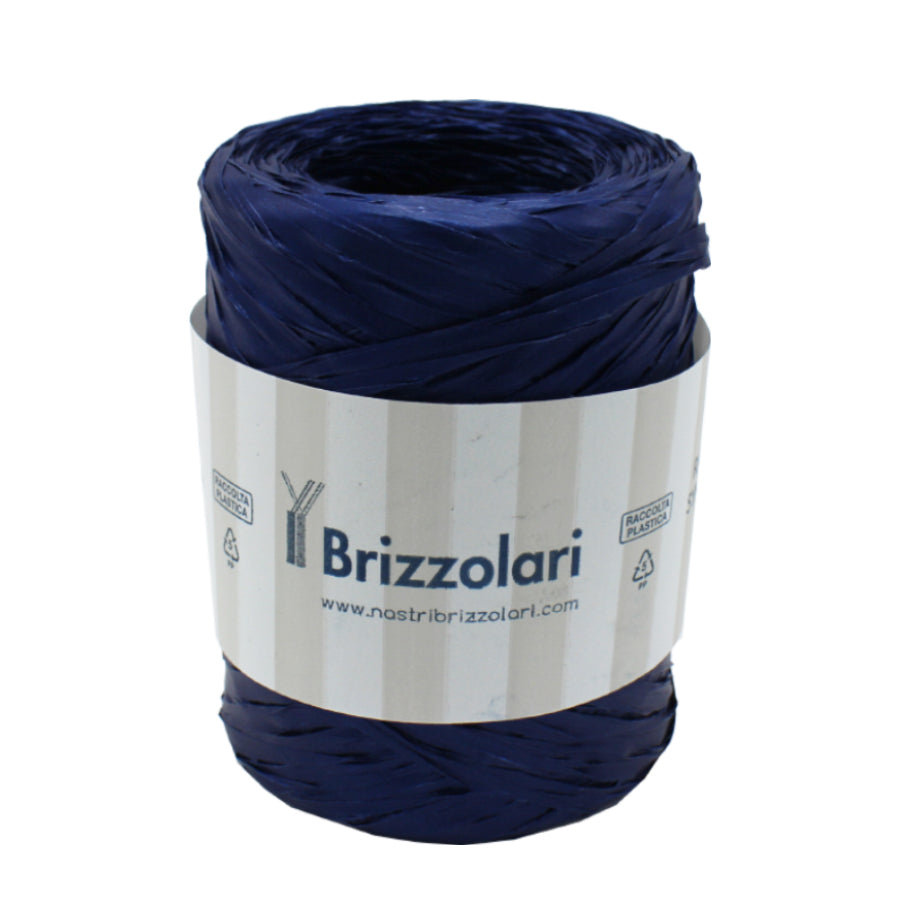 Star Raffia Ribbon - Dark Blue