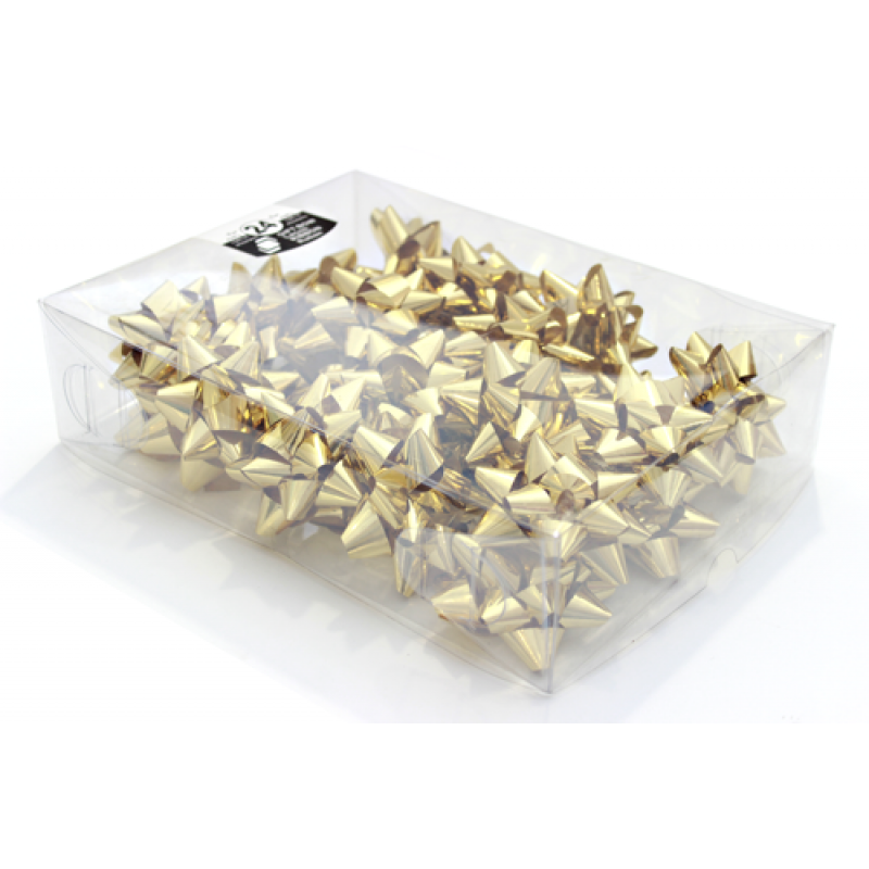 Caja con Lazos Metálicos - Oro