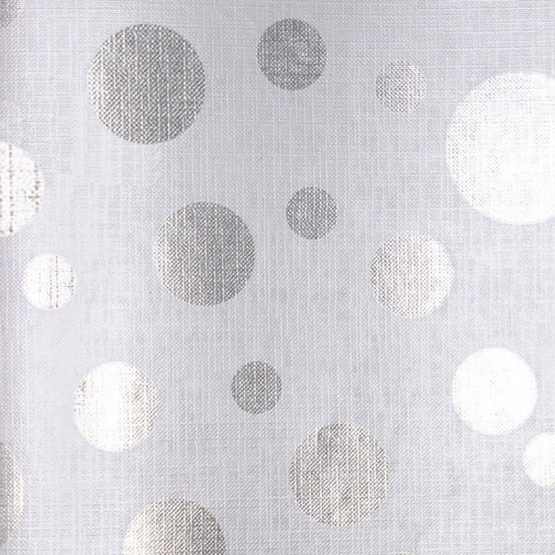 Embossed Paper Roll - Silver - "Dots"