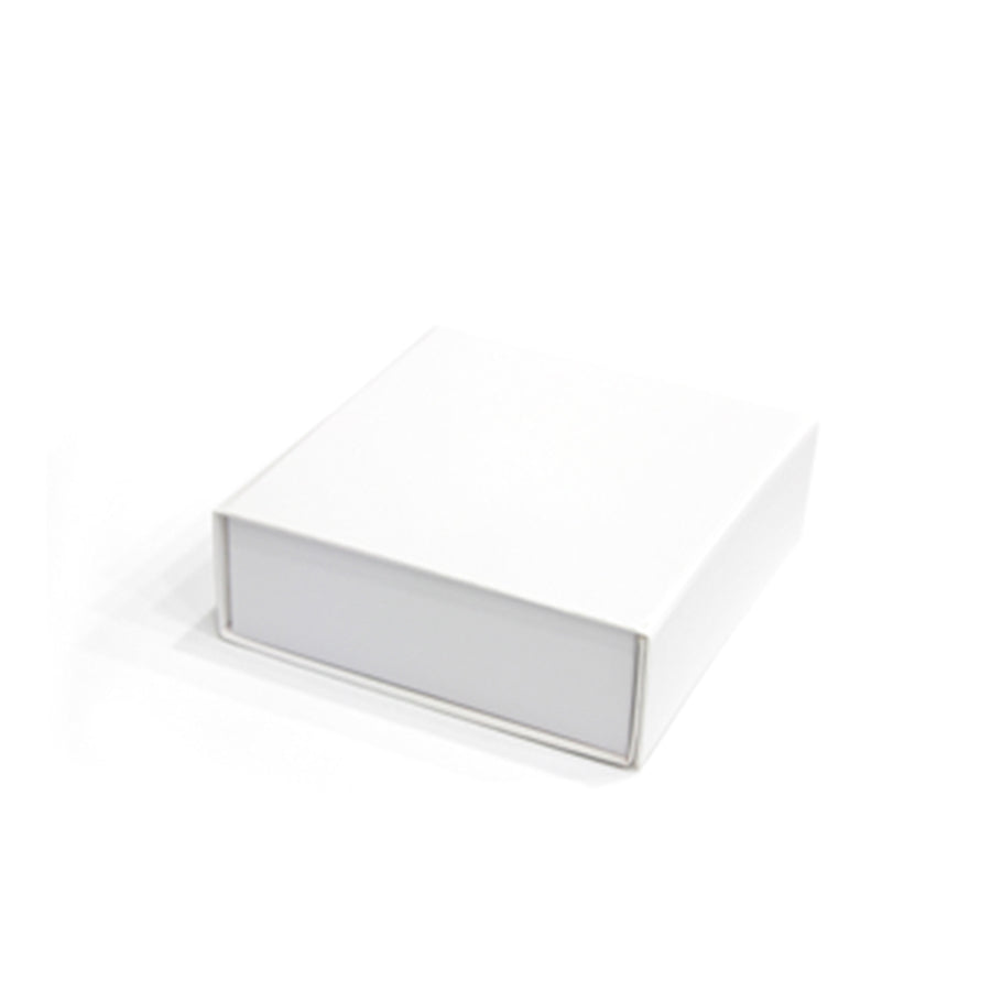 Premium Box Card 1200g with Magnet and Sticker - Matte Laminated - White