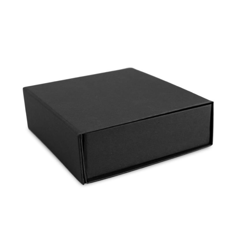 Premium Cardboard Box 1200gsm with Magnet and Sticker - Matte Laminated - Black