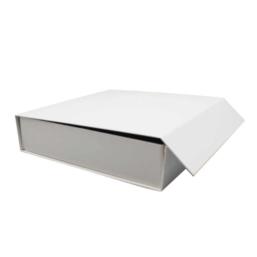 Premium Box Card 1200g with Magnet and Sticker - Matte Laminated - White