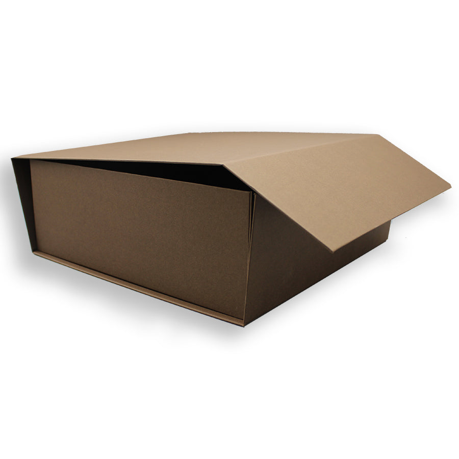 Premium Cardboard Box 1200g with Magnet and Adhesive - Brown