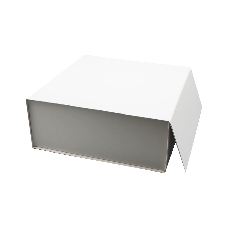 Premium Box Card 1200g with Magnet and Sticker - Matte Laminated - White