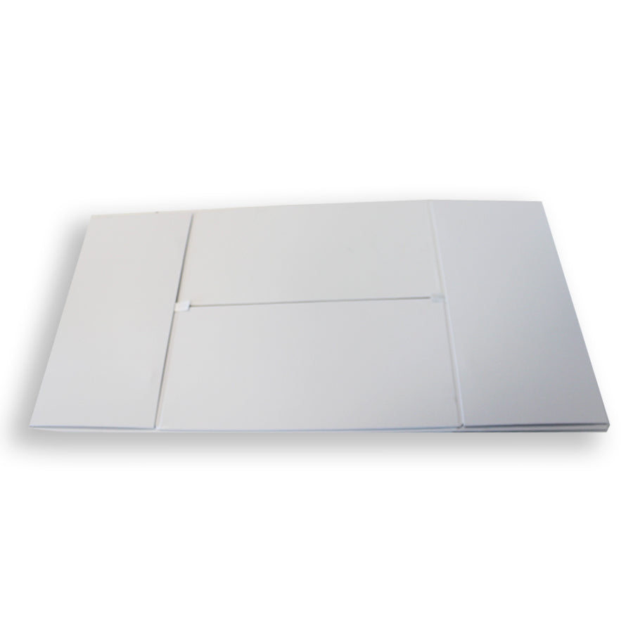 Premium Box Card 1200g with Magnet and Sticker - Matte Laminated - White