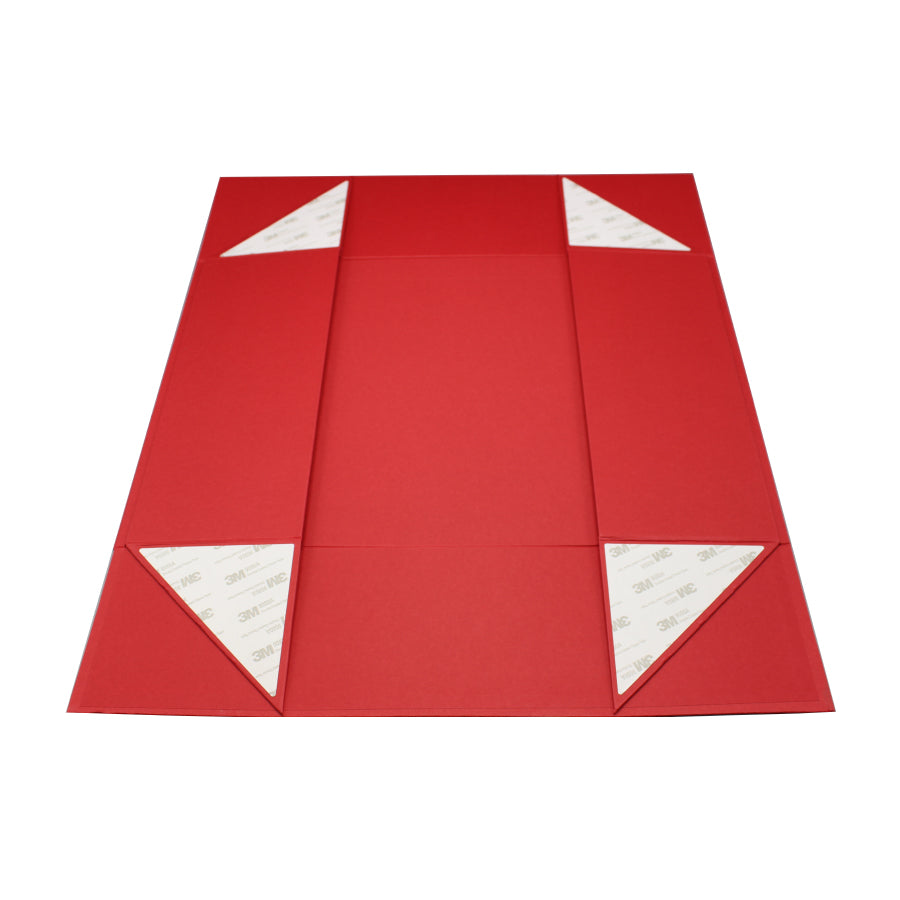 Caixa Premium Cartão 1200g com Iman e Adesivo - Vermelho Kraft