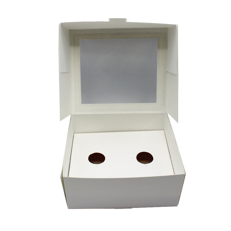 Bases em Cartolina 250g para 2 Queques - Branco