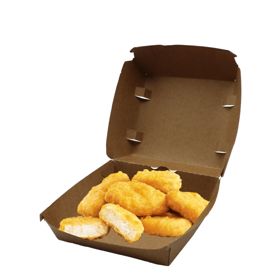 Cajas Take-Away con Tapa - Kraft