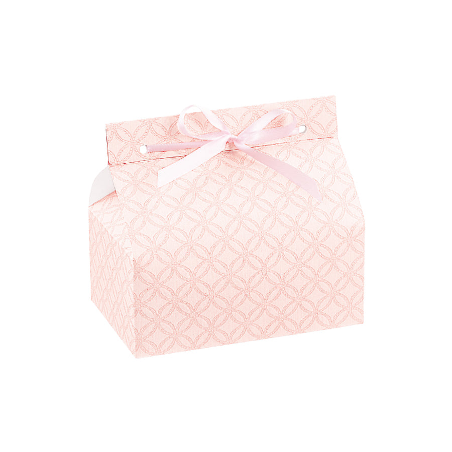Chic Boxes with Holes - Pink - "Matelassé"