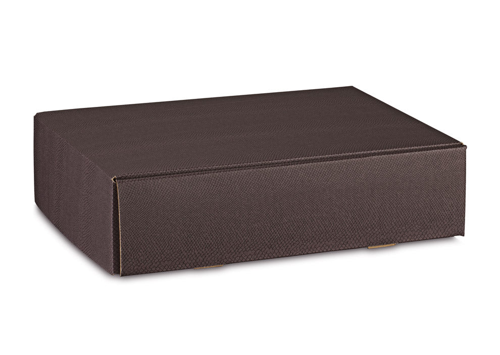 Bottle Cantinetta Boxes - Brown - "Skin Coffee"