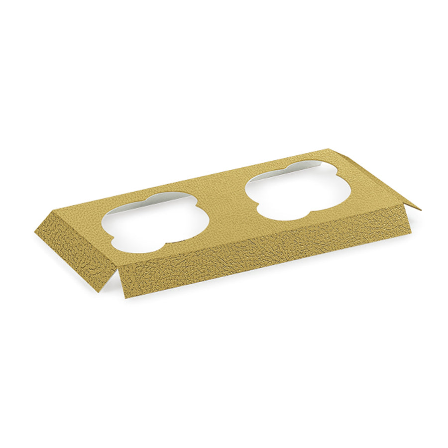 Cupcake Cases with 60mm Openings - Gold - "Skin"