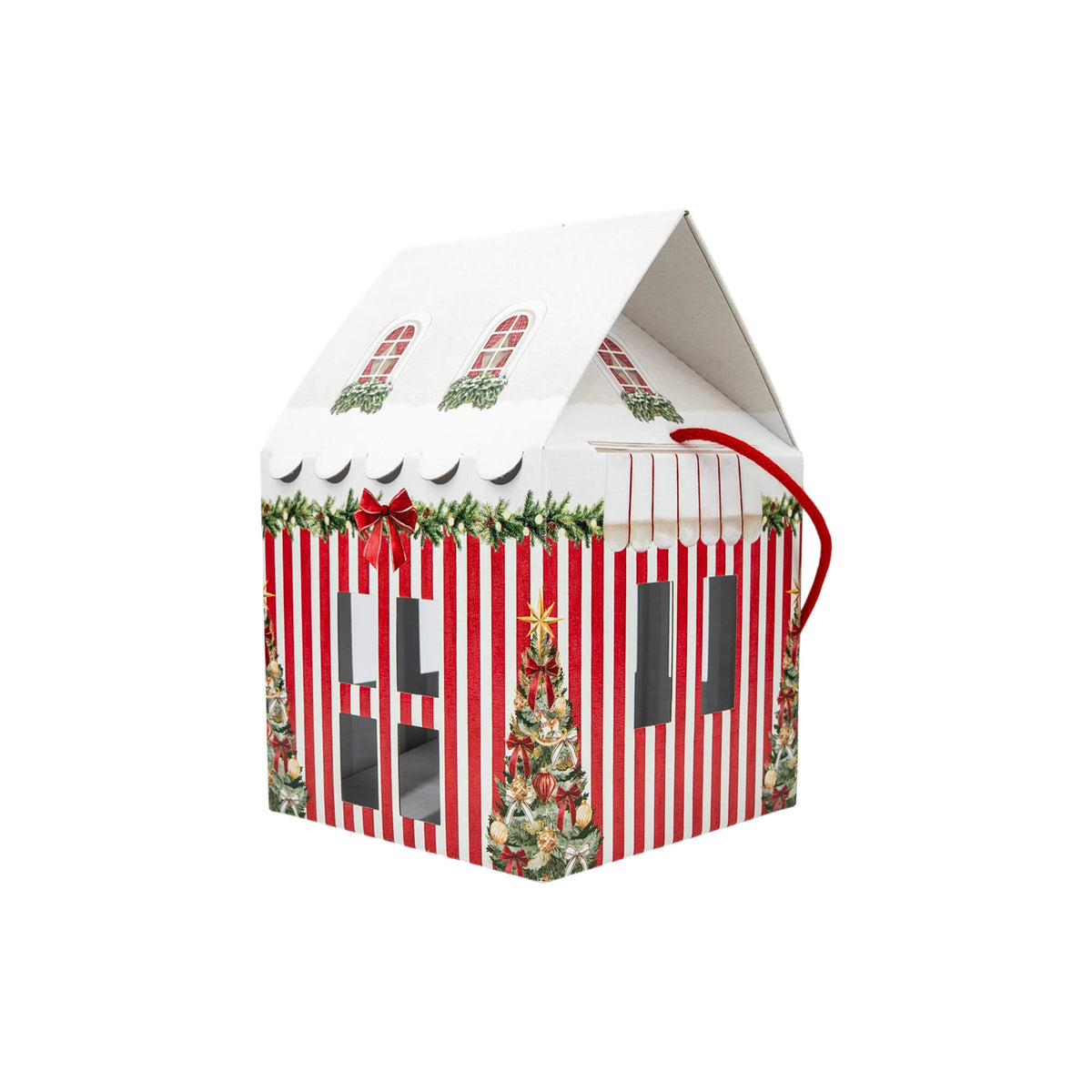 Caja Casa con Cordel - Multicolor - "Market Vermelho"
