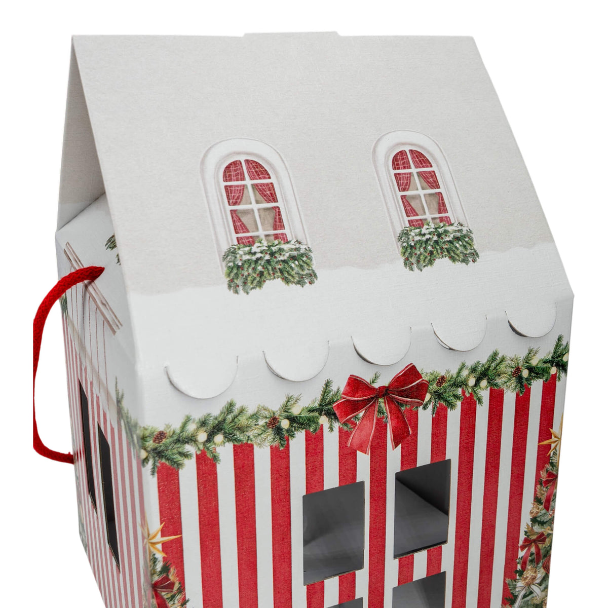 Caja Casa con Cordel - Multicolor - "Market Vermelho"
