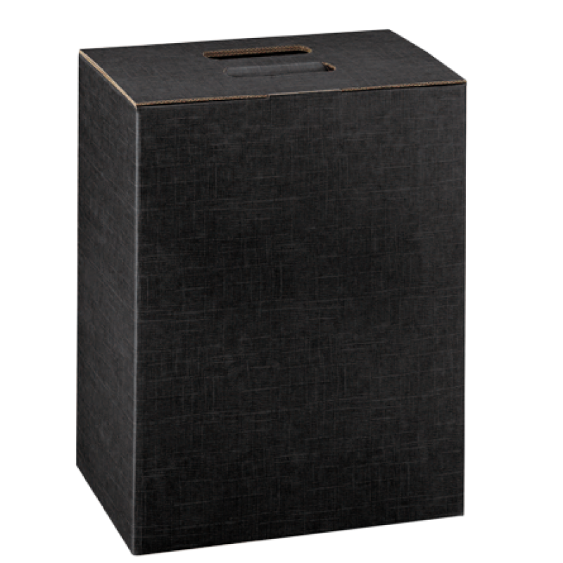 Bottle Carry Boxes - Black - "Arrow"