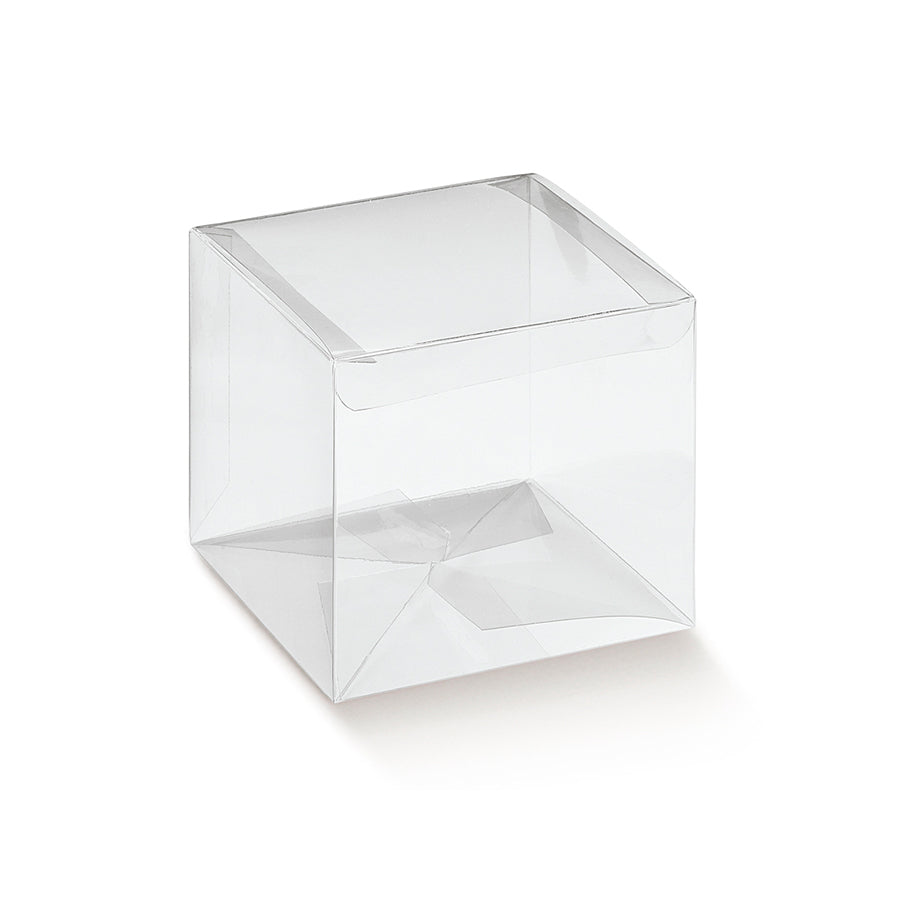 PVC Scatto Boxes with Lid - Transparent